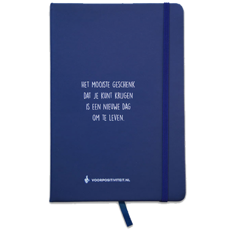 Notitieboek blauw