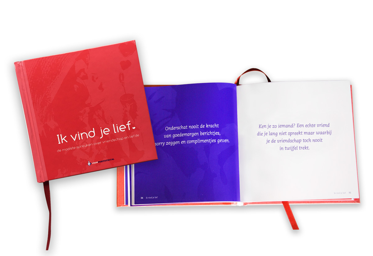 Ik-vind-je-lief boekje - Voor Positiviteit