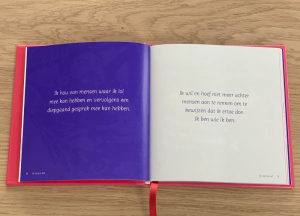 Ik-vind-je-lief boekje *Pink Edition* - Voor Positiviteit